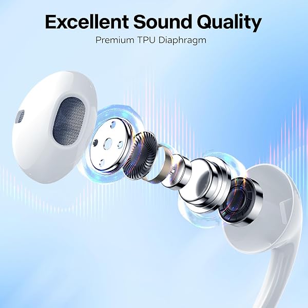 USB C Headphones, Wired USB C Earphones with Microphone and Volume Controller,HiFi Stereo In Ear Type C Earbuds, for iPhone 15/16/17 Pro Max plus, iPad Pro,Samsung Galaxy S25 S24 S23 S22 Pixel 9 - 3