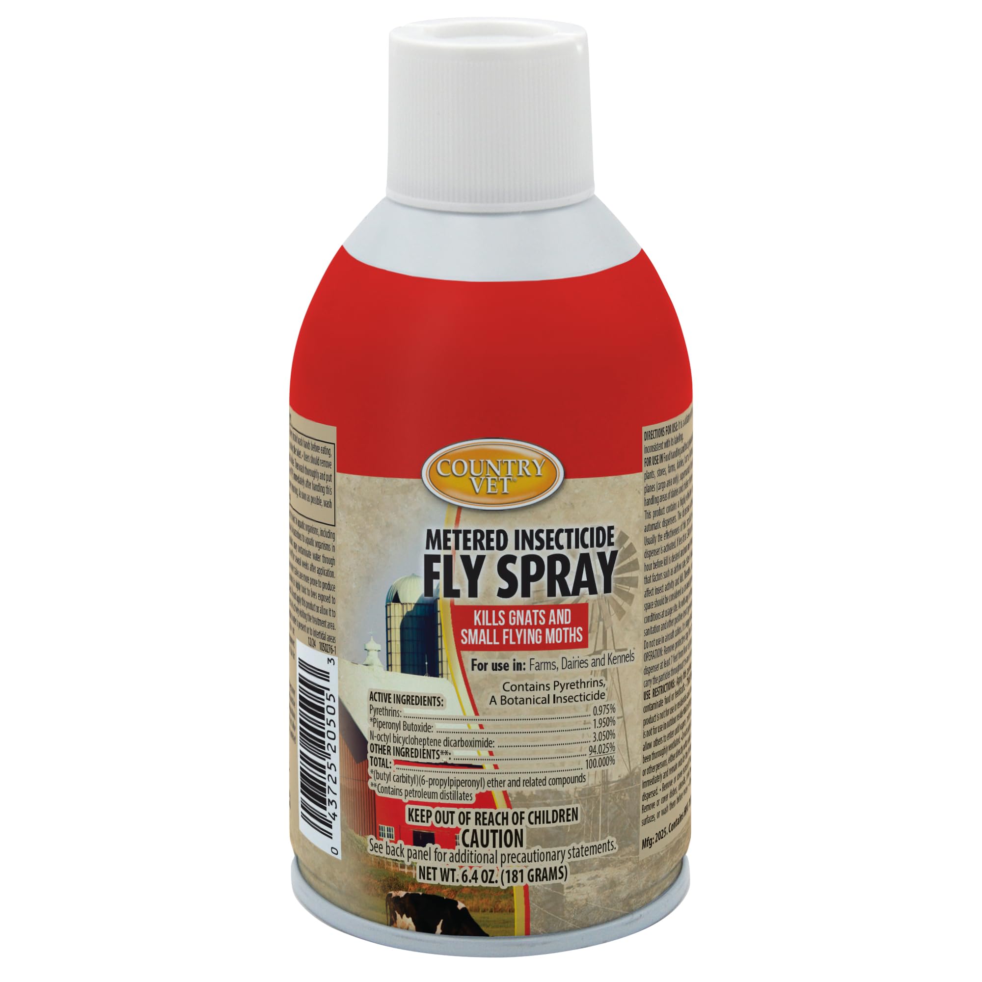 Zep Enforcer 34-2050CVA Country Vet Metered Fly Control Spray, Refill, 30 Day Supply, Brown/A