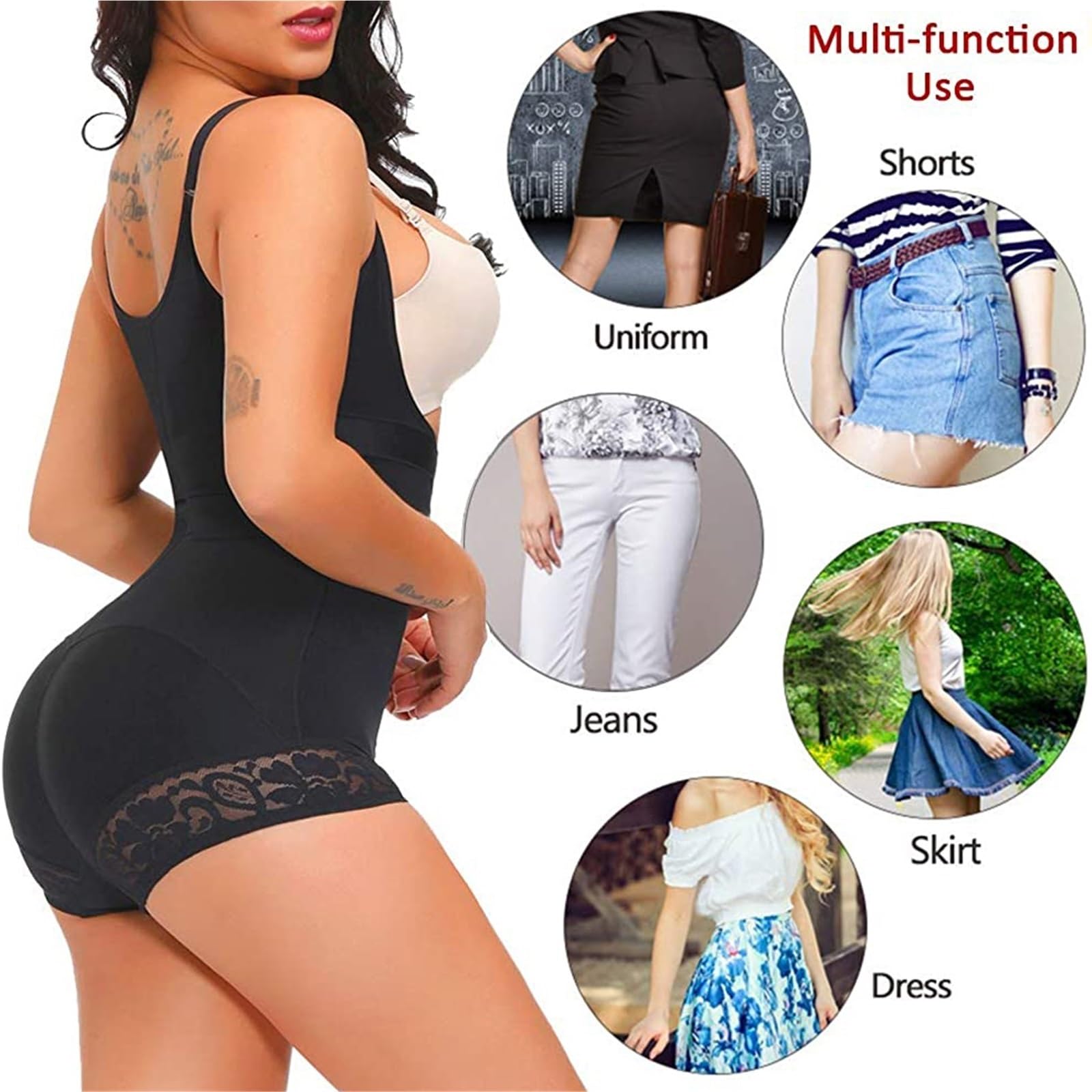 Shapewear per il controllo della pancia Shapewear per il corpo per le donne Shapers per tutto il corpo dimagrante biancheria intima dimagrante controllo della pancia Shapers dimagranti cinture