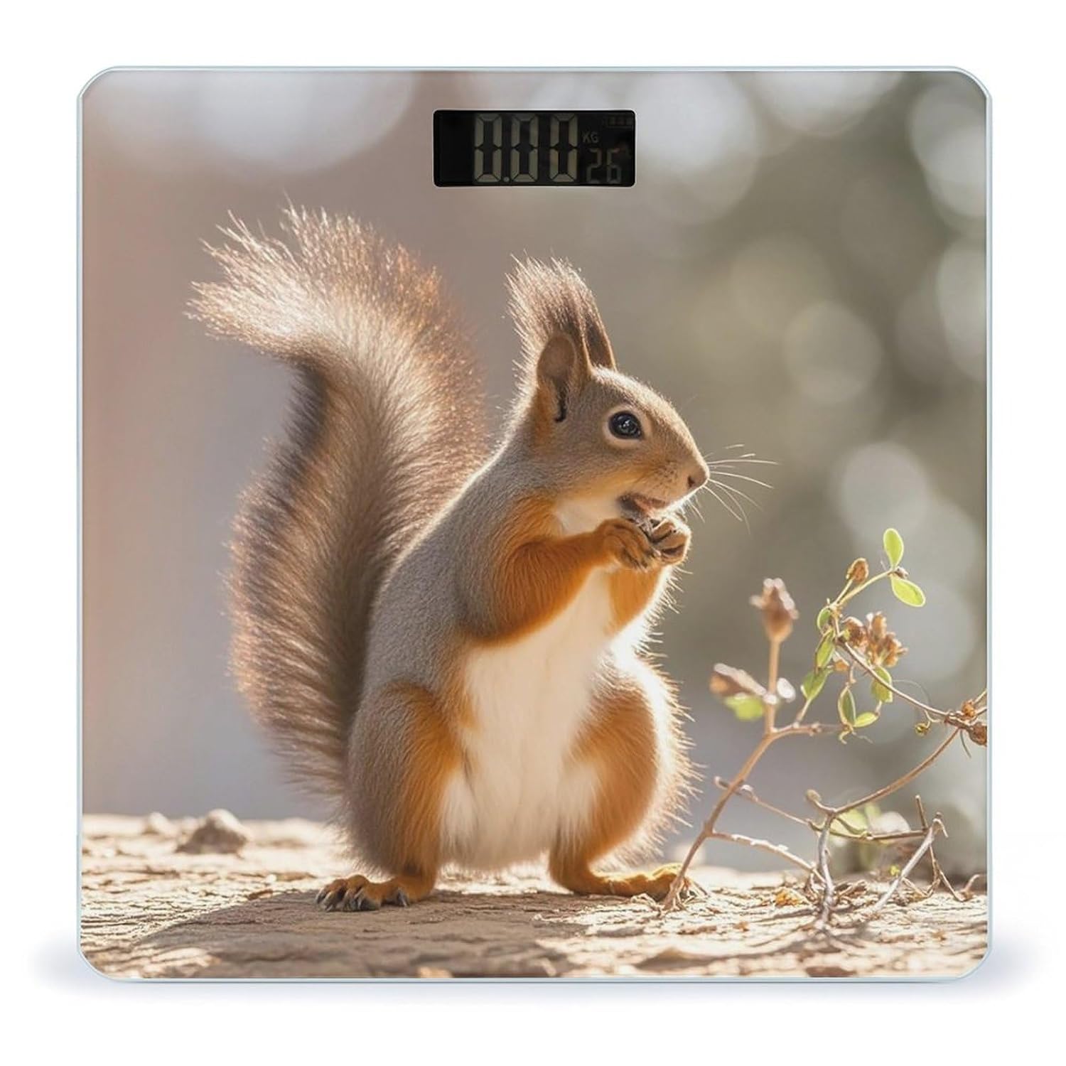 Squirrel Funny Animal Smart Scale for Body Weight Accurate Digital Bathroom Scale with Large Display Weight Scales High Precision Weighing Machine