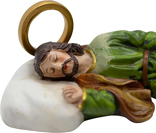 Miniatura 2 de VILLAGE GIFT IMPORTERS Estatua de San José Durmiente de 6 pulgadas | Patrono de padres, trabajadores, inmigrantes y una muerte feliz