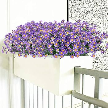 4Pack Fleurs Artificielles Eucalyptus Extérieur UV Résistant Verdure Arbustes Plantes Intérieur Extérieur Suspendus Planteur Accueil Jardin Décor (Blanc) LIVRAISON OFFERTE - Décoration