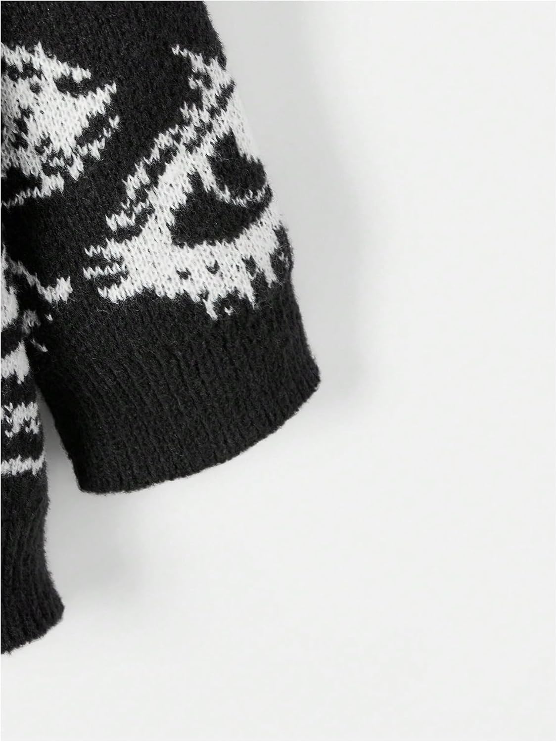 SHENHE Women's Plus Size Button Down Eye Print Goth Cardigan Grunge Punk Sweater Outerwear - Image 4