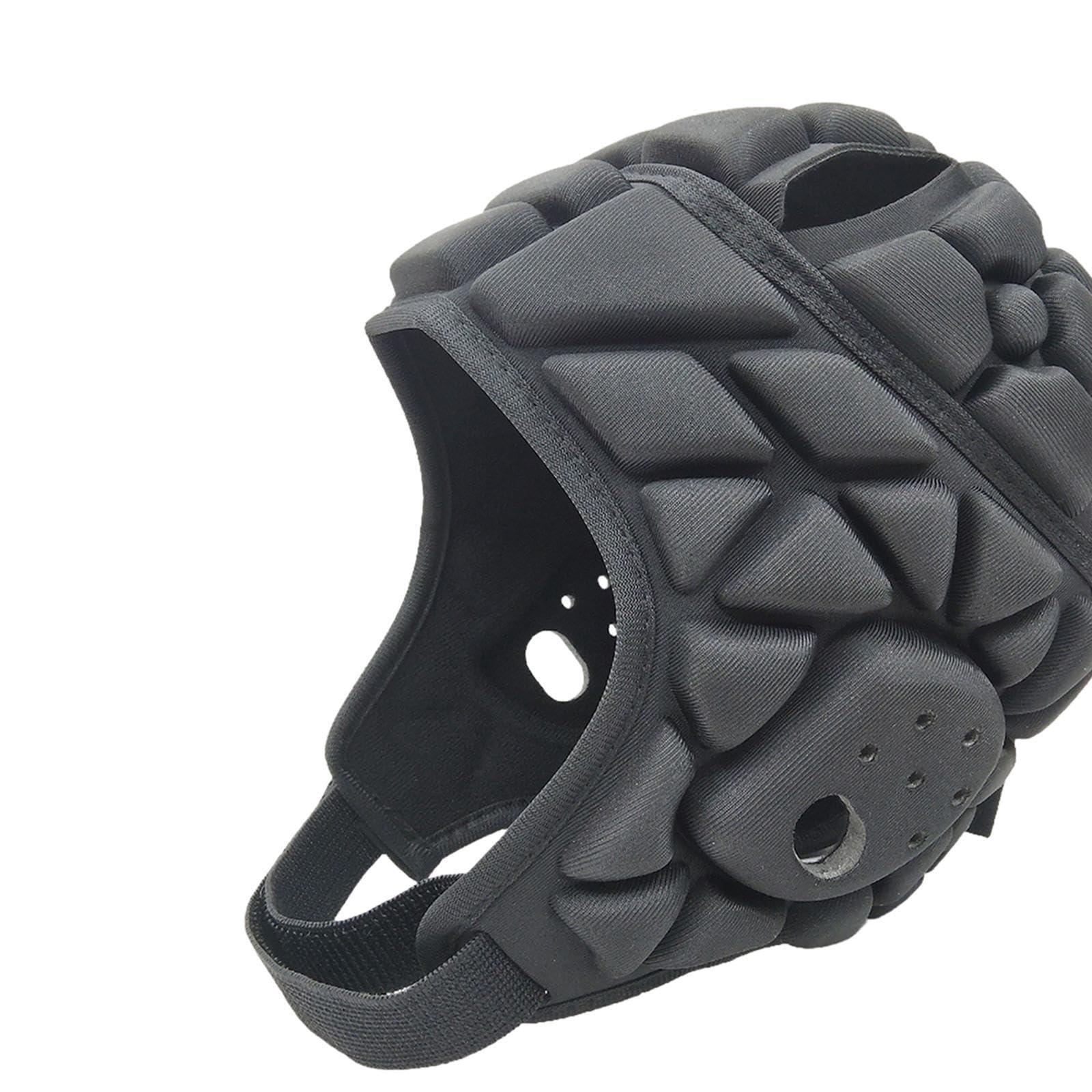 F Fityle Casco da rugby, copricapo da mischia, copricapo multifunzionale regolabile per sport di, pattinaggio a rotelle, adulti e giovani
