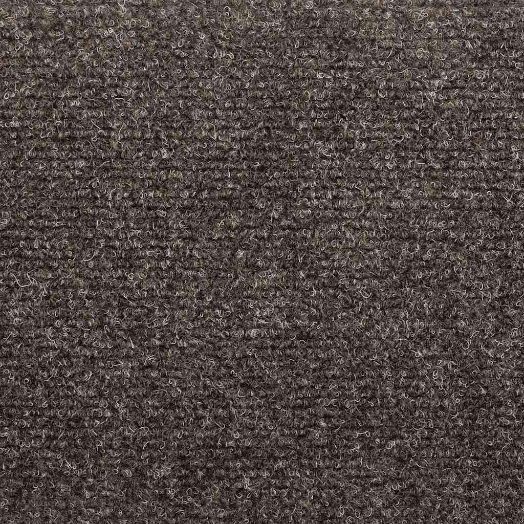 Alfombrillas autoadhesivas para escalones, color antracita, semicirculares, 30 unidades, cada una de 56 x 17 x 3 cm, de polipropileno para subir escaleras antideslizantes y fáciles de limpiar