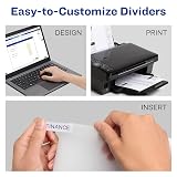 Avery Plastic Dividers, Insertable Big Tab, 5-Tab, Pastel, 1 Set – view 4