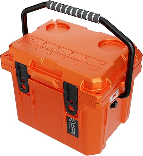 Miniatura 10 de Cubix Outdoors, Enfriador personal rotomoldeado QuadraX 10QT, hielera dura aislante portátil, retención de frío de 3 días, portaviandas