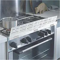 SDSNTE Protetor de fogão ajustável para crianças – resistente ao calor resistente à prova de calor que protege contra queimaduras e queimaduras de 43 a 86 cm