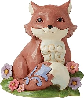 Enesco Jim Shore Mini Fox Figurine, 3.75 Inches