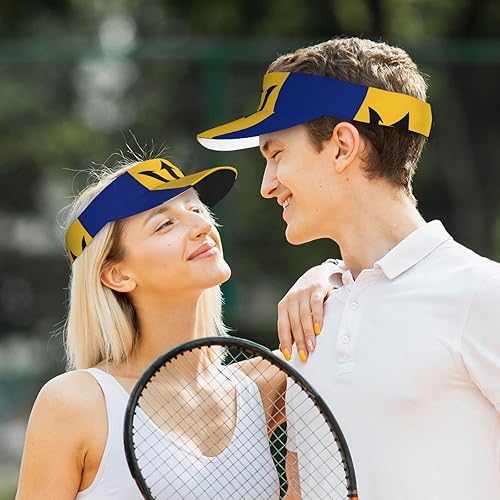 Miniatura 7 de Lindo sombrero de bandera divertido para mujeres y hombres, ajustable, visera deportiva, sombrero de verano a la moda, sombrero de bandera de playa