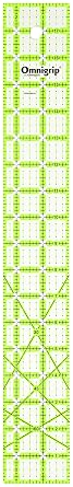 Omnigrip Non-Slip Quilting Ruler for Sewing and Scrapbooking, 2-1/2" x 18"