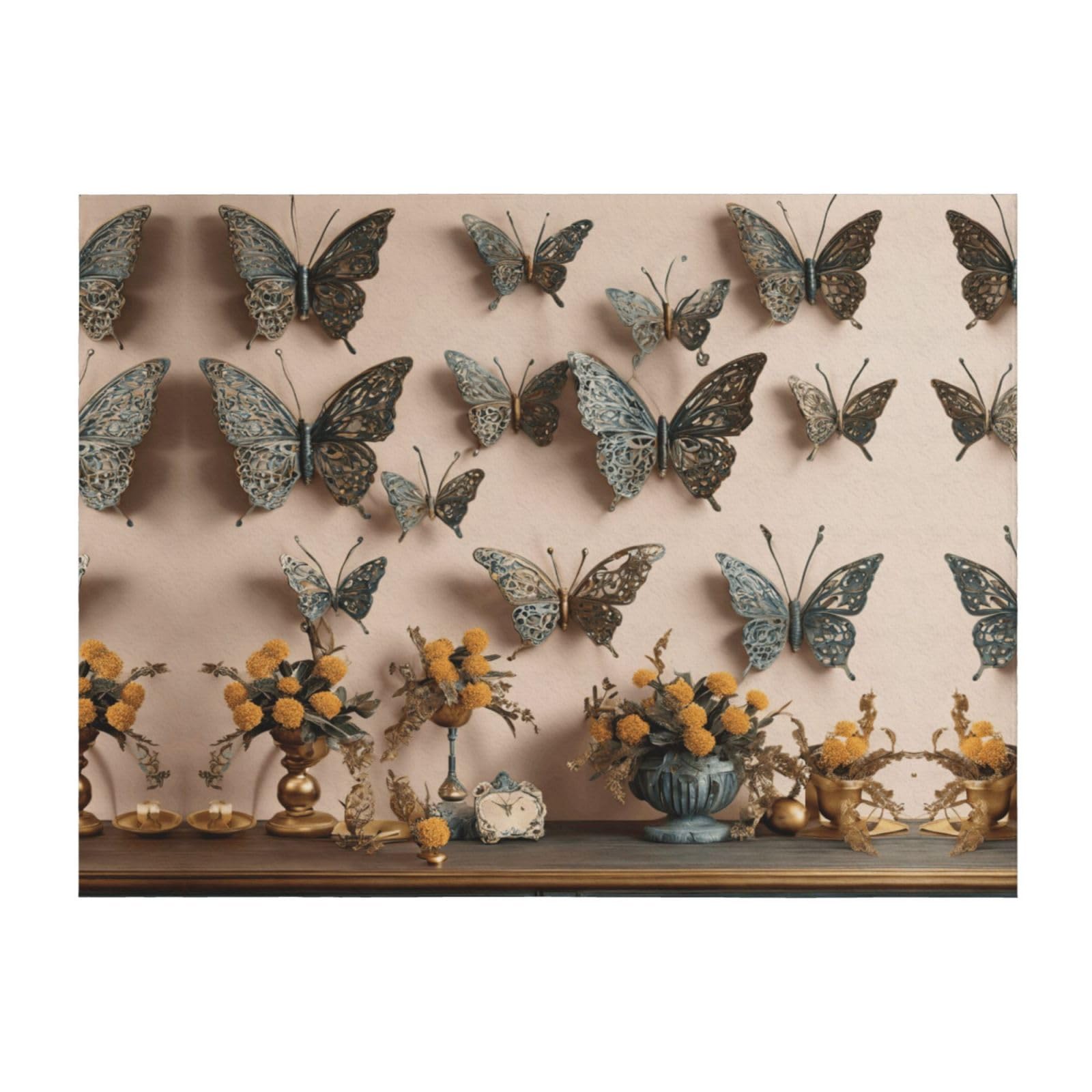 Couverture légère papillon jeté de lit doux pour toutes les saisons
