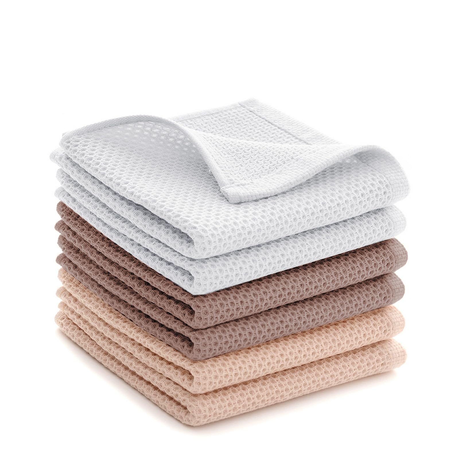 LikGuest Cotton Cleaning Cloths Soft Dish Towels 30x30cm 6 PCS — image 1