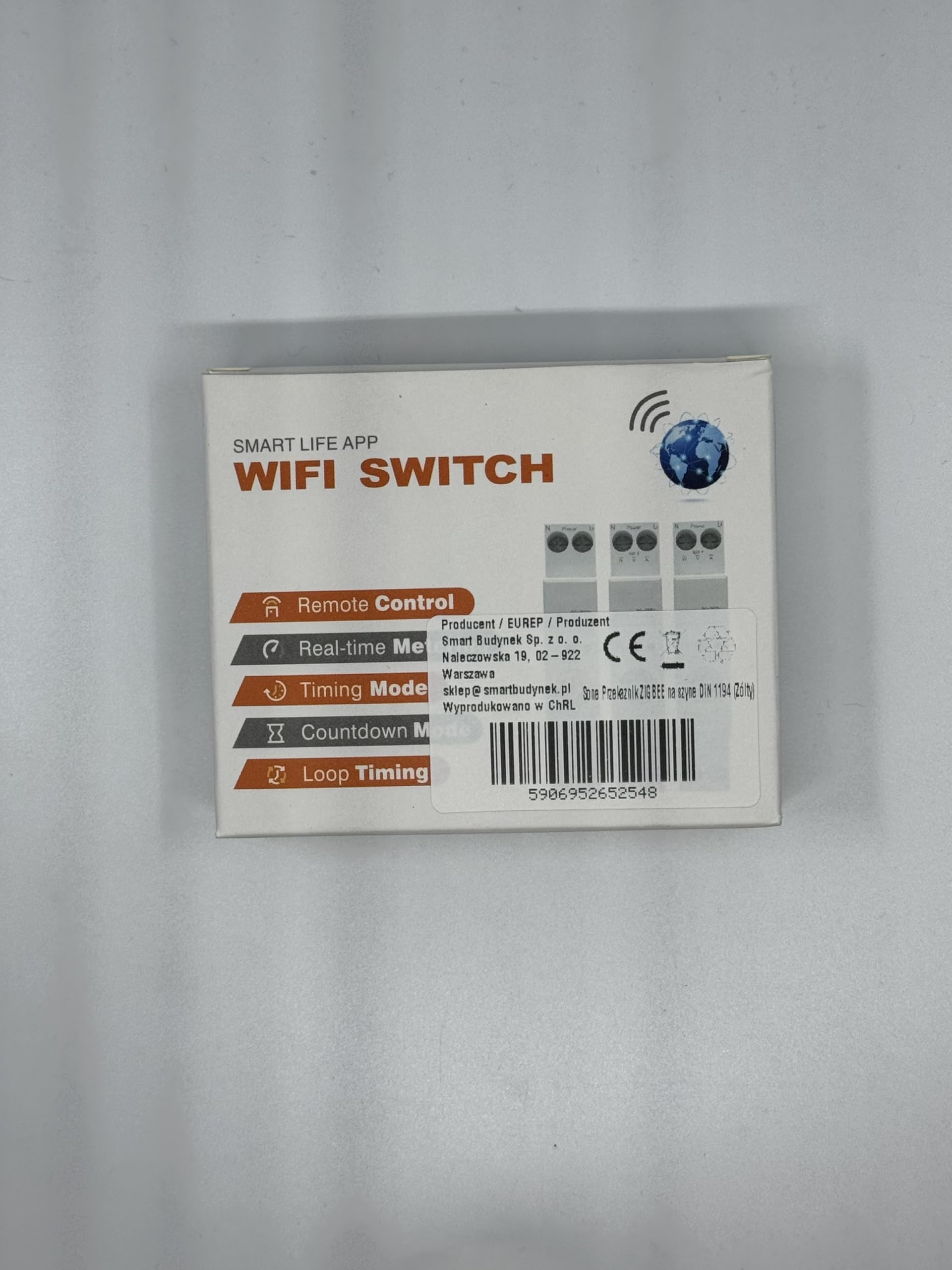 Relé ZIGBEE 16A TUYA INTERRUPTOR DE Riel DIN INTELIGENTE ENCENDIDO