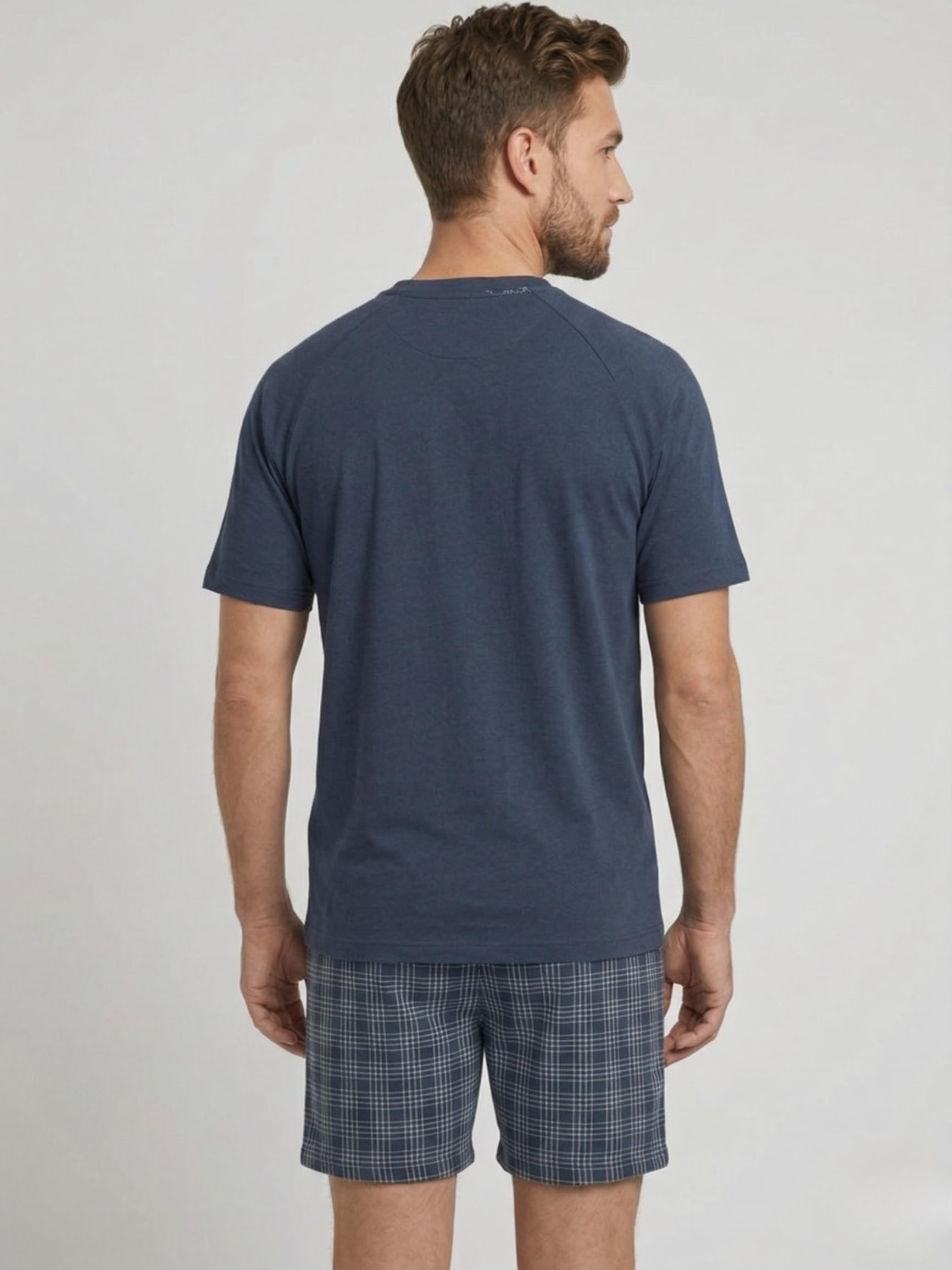 o-day Vanuè Pigiama Uomo Estivo 100% Cotone Traspirante Pigiama Corto Uomo Design Moderno M-XXL