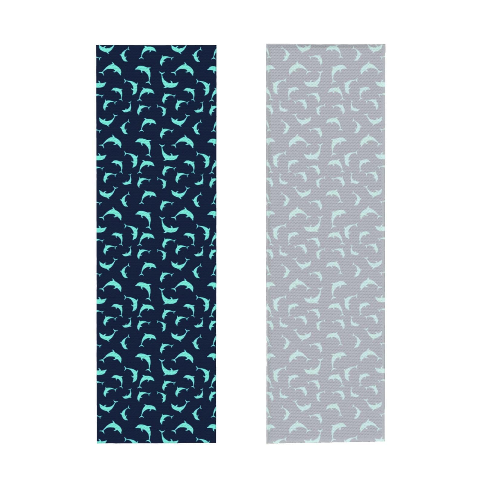 YSBYEIU Cute Dolphins Cooling Towel Soft Breathable 40