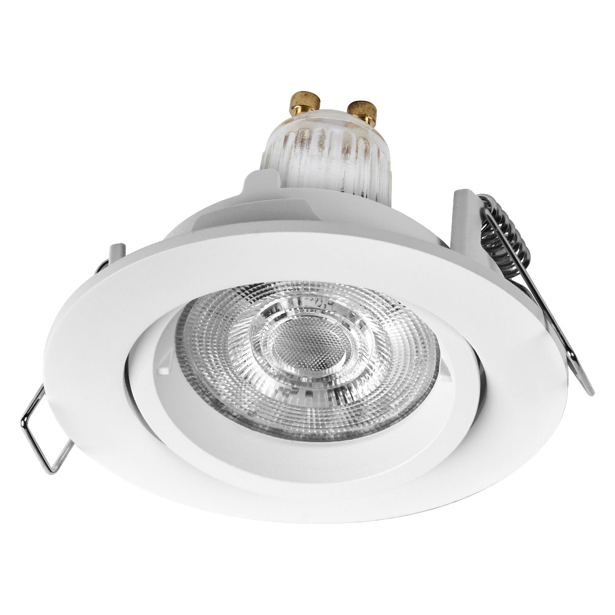 Spot LED encastrable Osram en aluminium blanc, la perfection d'un luminaire Twistlock durable