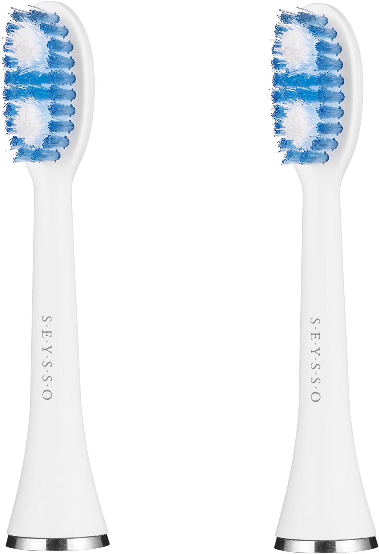 SEYSSO Oxygen Standard Replacement Brush Heads • Daily Oral Hygene • Compatible with SEYSSO Sonic Toothbrushes Recommended for SEYSSO Oxygen Toothbrush • 2 pcs!
