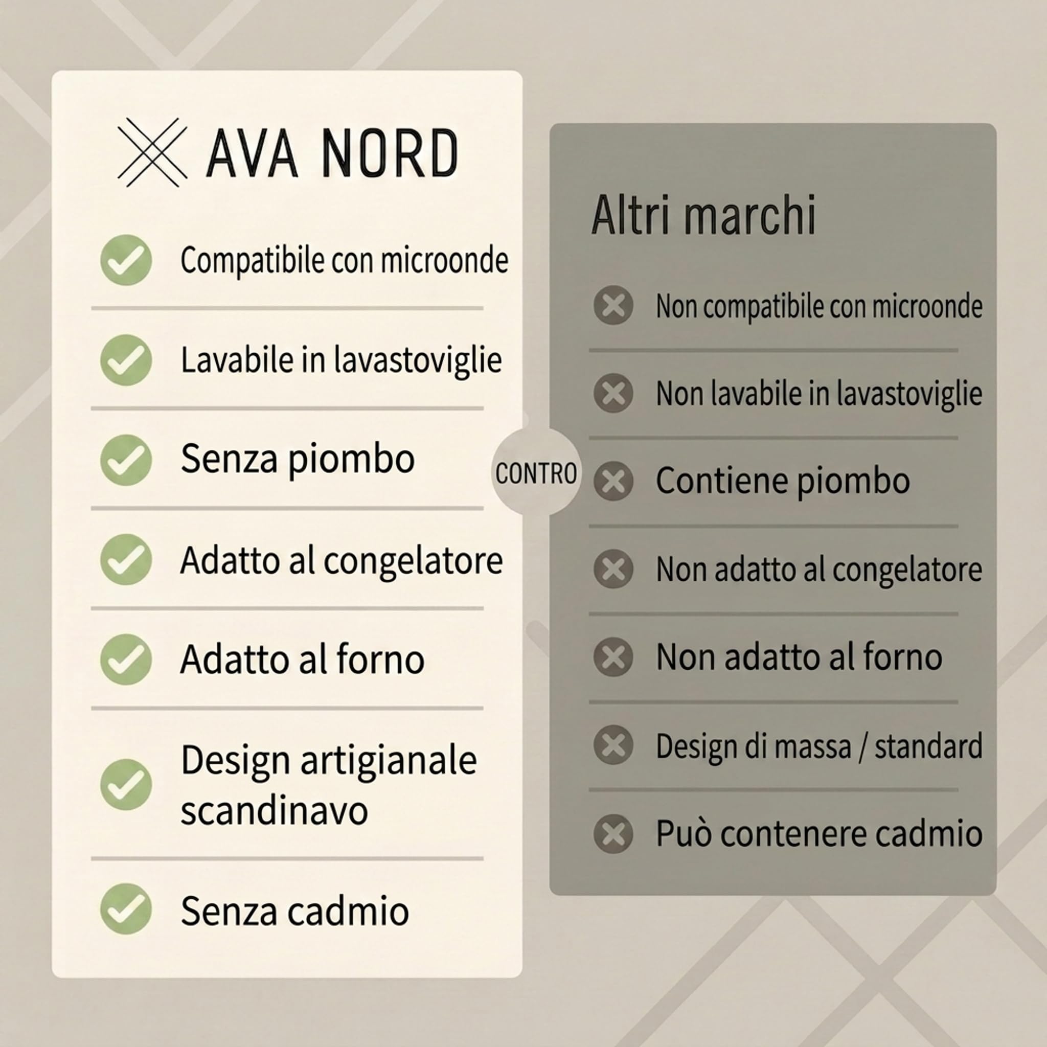 Ava Nord Gres Tazze da Caffè in Ceramica | Set di 4 | 340ml | Rose Sand | Senza Piombo, Atossico, Microonde e Lavastoviglie, Impugnatura Comoda, Design Nordico Elegante, Ideale per Cappuccino