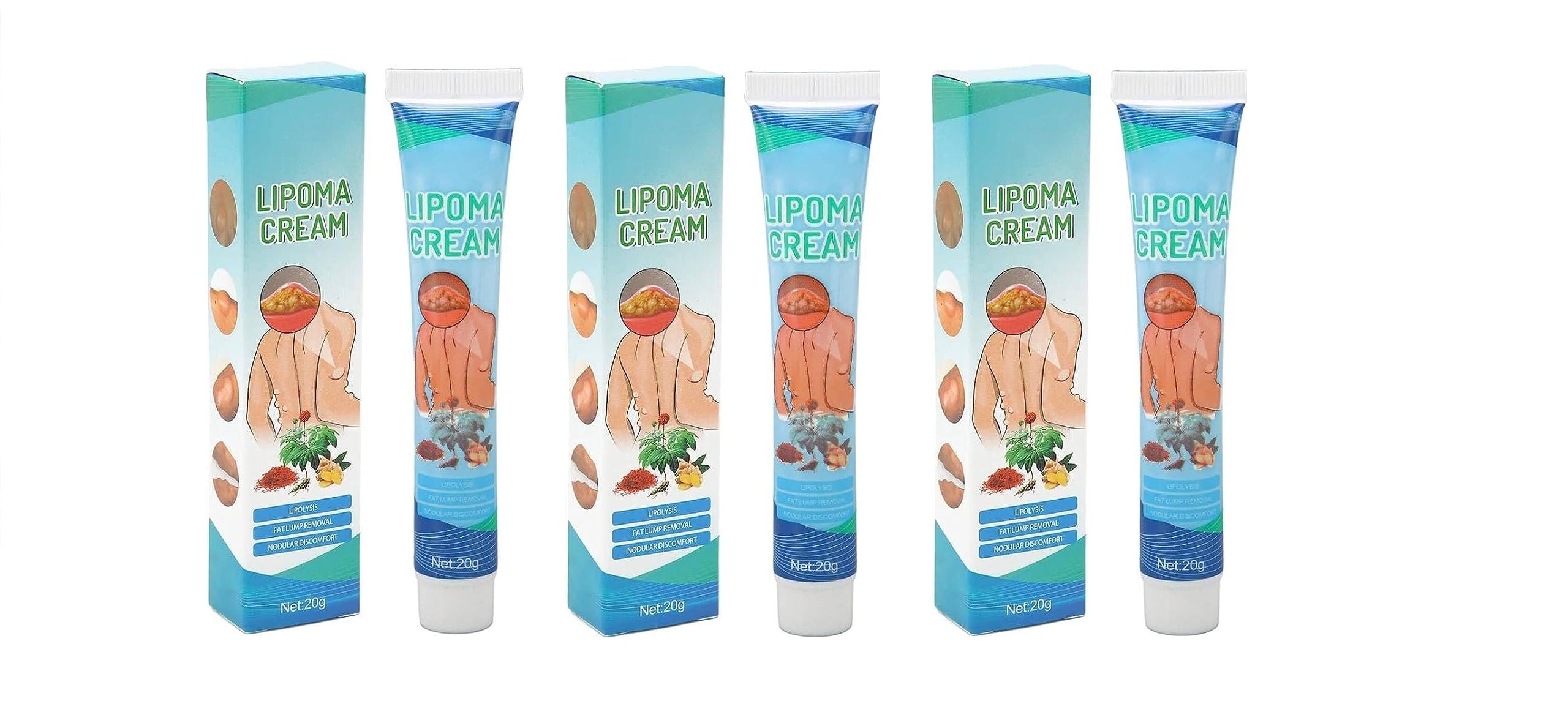 LOVE YOU MOM Lipoma Removal Cream Mild Easy to Use Care Cream Wide Applaications Mild & Comfortable Herbal Remedies & Resins (Pack of 3)