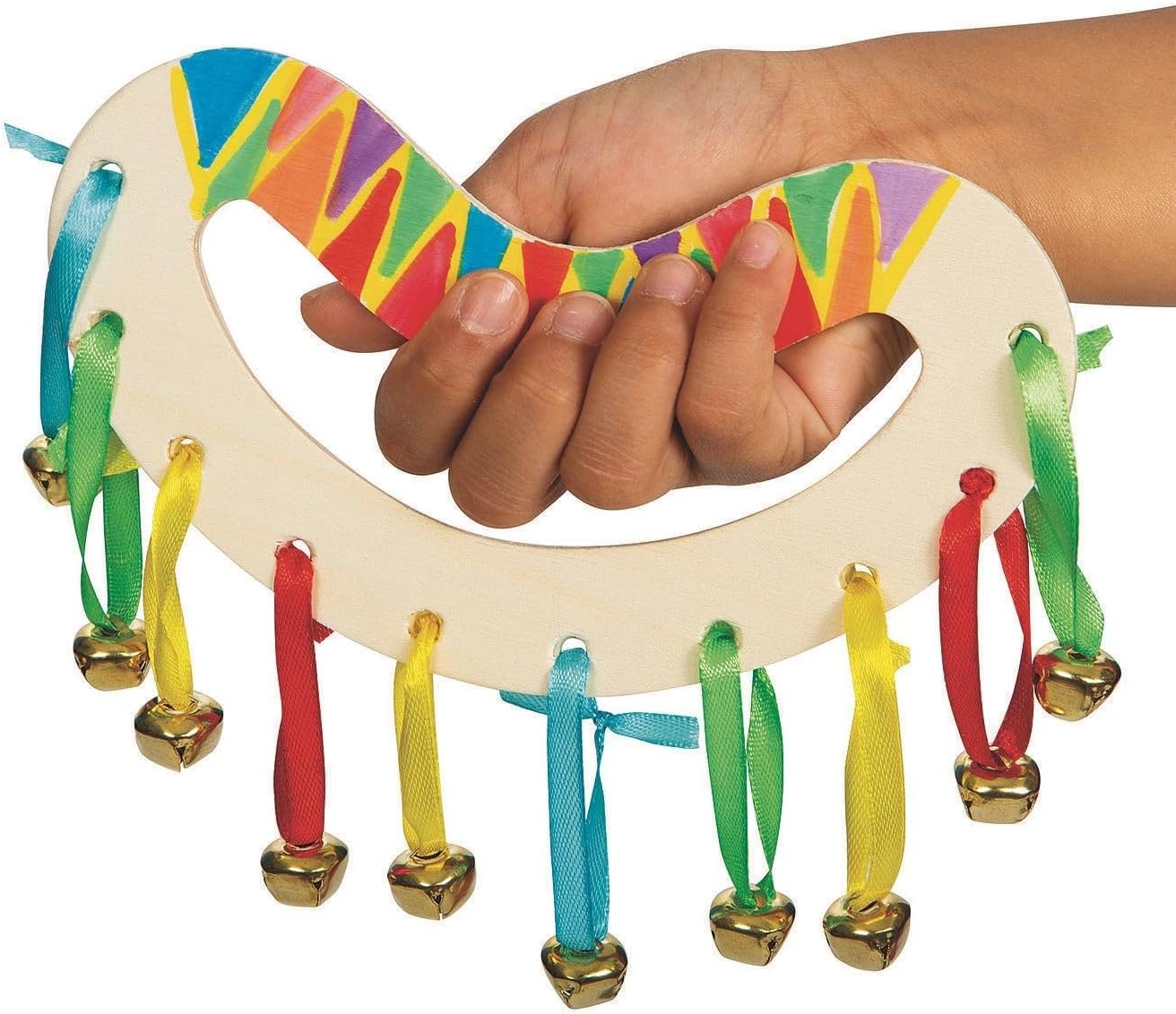 Bell Tambourine Craft Kit (Pack of 12)