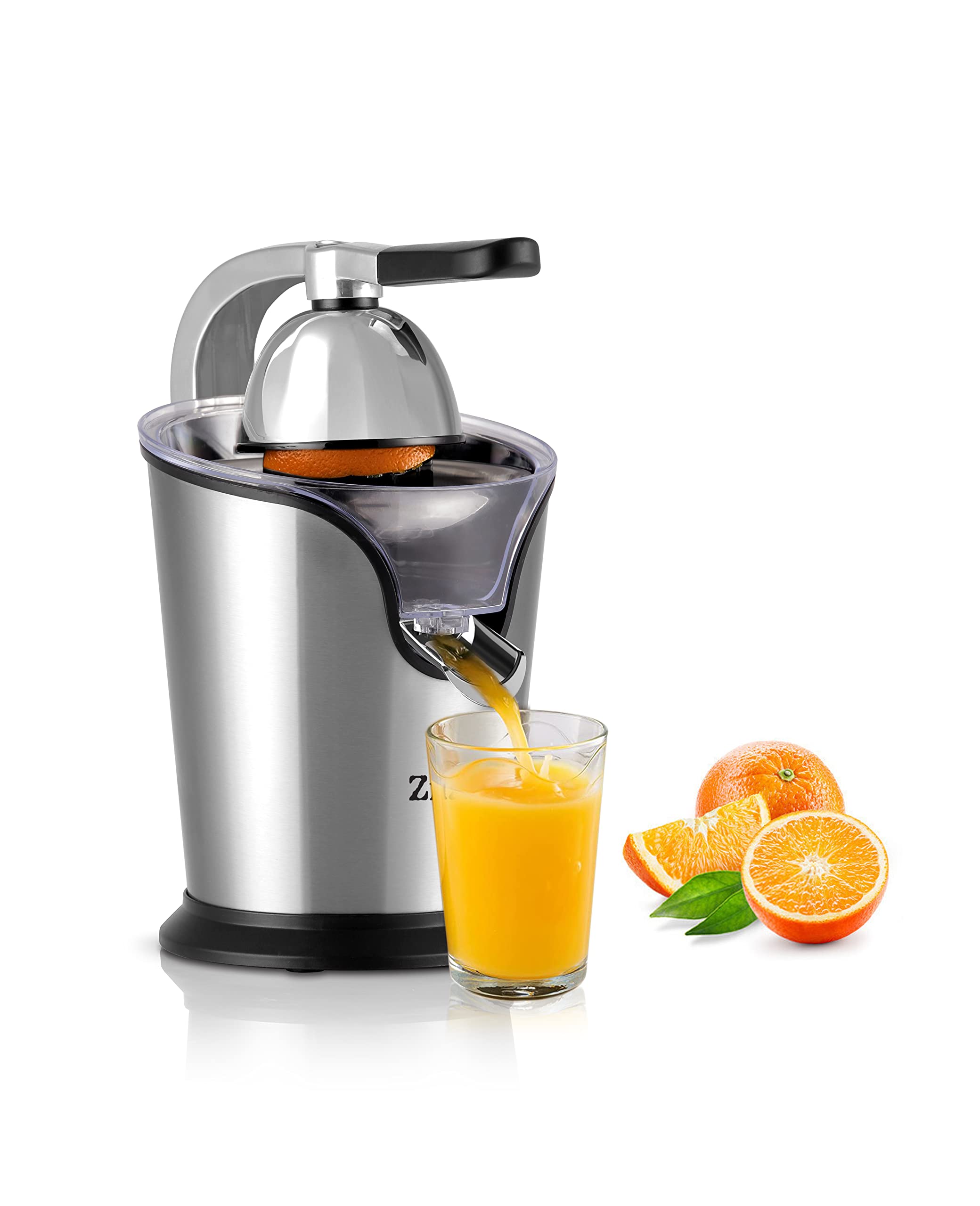 Presse Jus Zilan, Presse-agrumes I Levier De Levage Puissant I 1 Lt I Système Anti- Goutte I Deux Cônes I Sans BPA I Dispositif Silencieux I 2 Réglages De Vitesse I 500