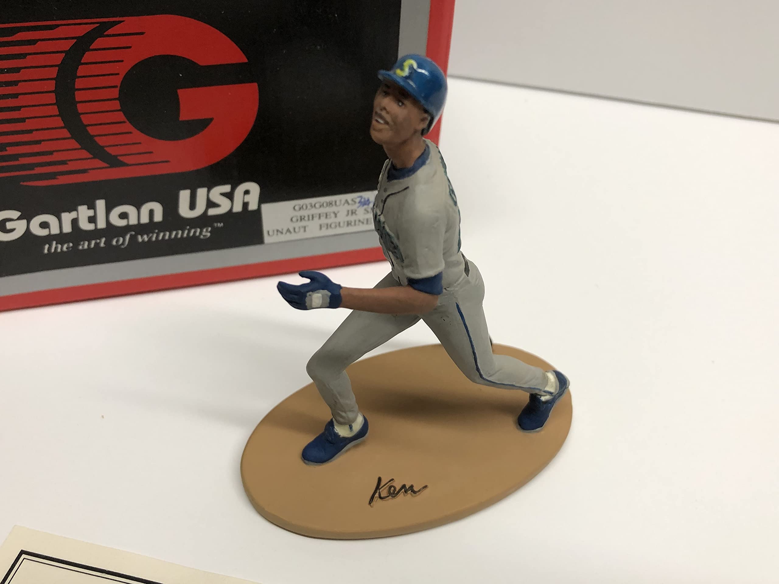 Ken Griffey Jr Gartlan Collectible Mini Figurine with Certificate