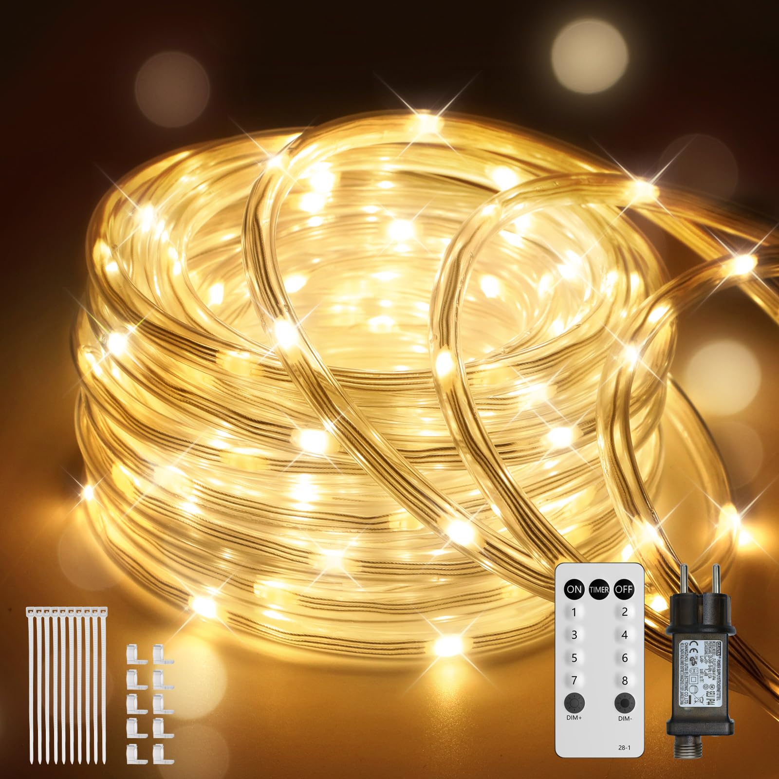 JVURICE 10M Lichtschnur