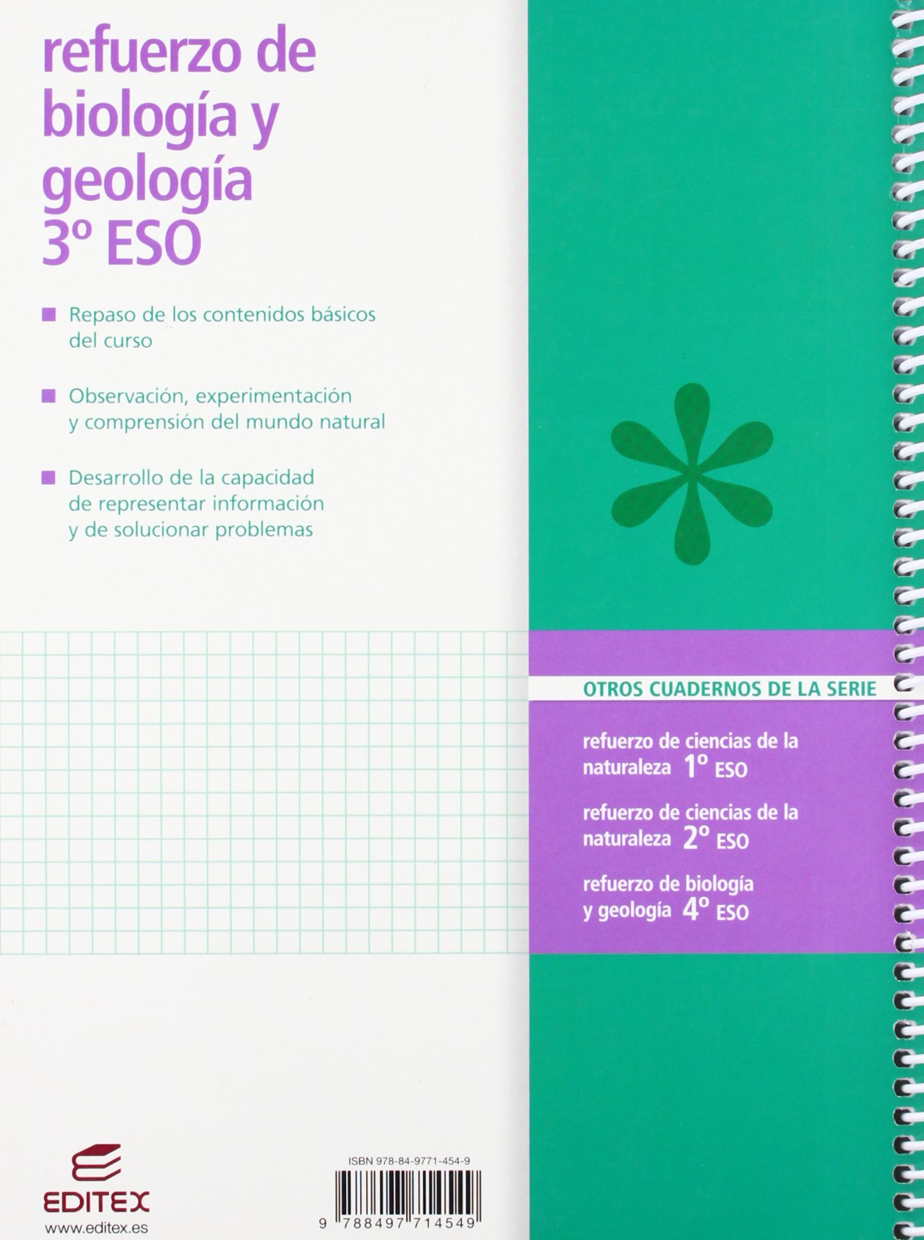 Refuerzo Biología y Geología 3º ESO (Cuadernos de Refuerzo) - 9788497714549