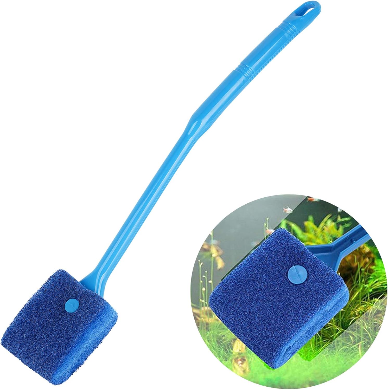 Caylingdee Double Sided Sponge Brush Aquarium Fish Tank Cleaning