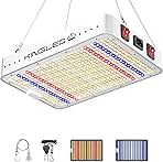 KingLED 2025 KP1000 LED Grow Lights with Yield LEDs 2x2ft Coverage Full Spectrum Grow Lights for Indoor Hydroponic Plants Greenhouse Growing Lamps Veg Bloom Daul Mode