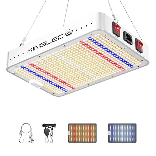 KingLED KP1000 LED Grow Light for Indoor Plants, Full Spectrum