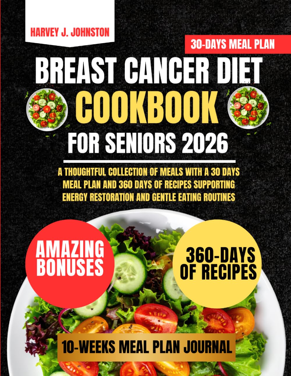 Breast Cancer Diet Cookbook For Seniors 2026: A Thoughtful Collection of Meals with a 30 Days Meal Plan and 360 Days of Recipes Supporting Energy ... AND GUIDE NUTRITION COOKBOOK TASTY SERIES)