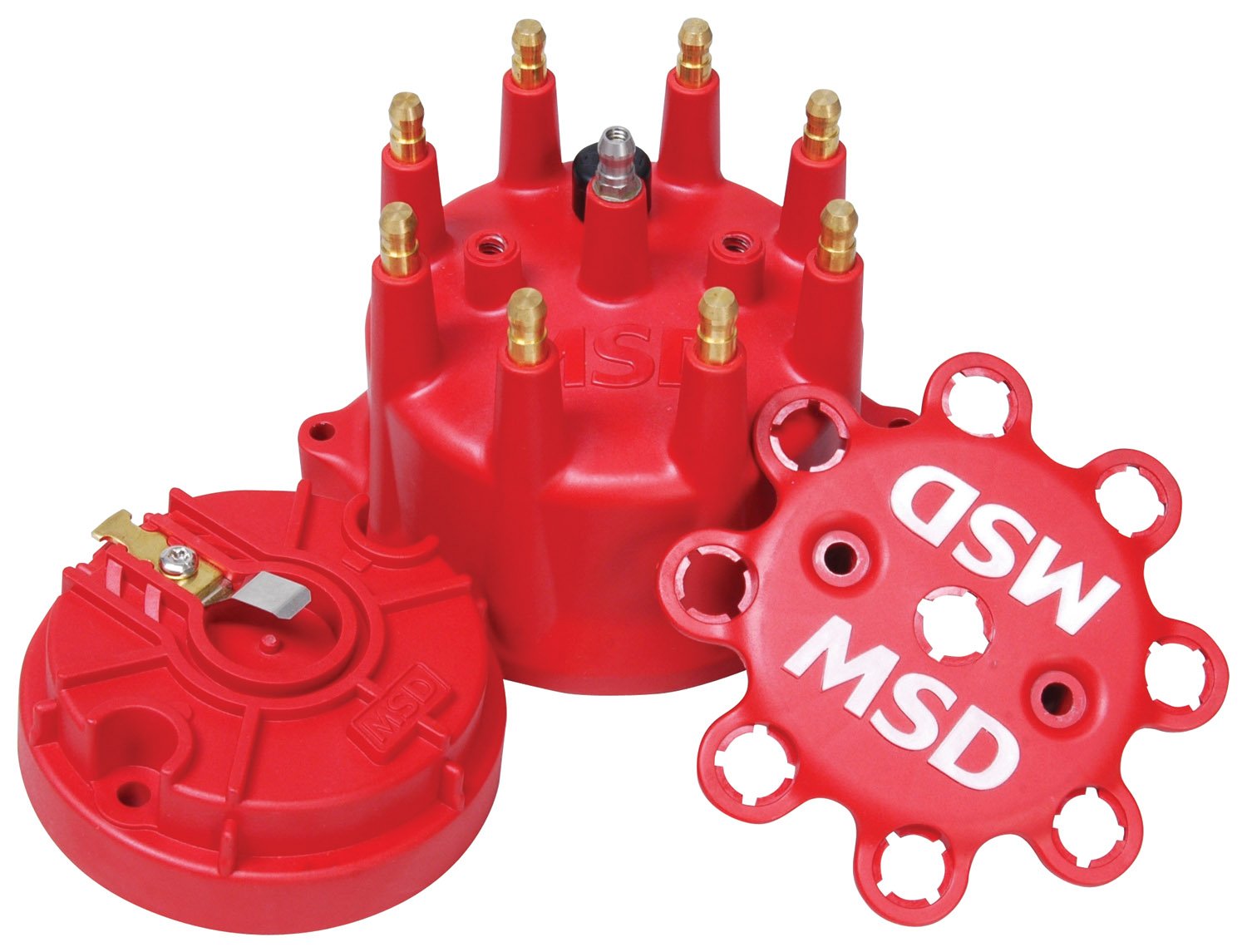 Amazon.com: MSD 84315 Red Cap/Rotor Kit : Automotive