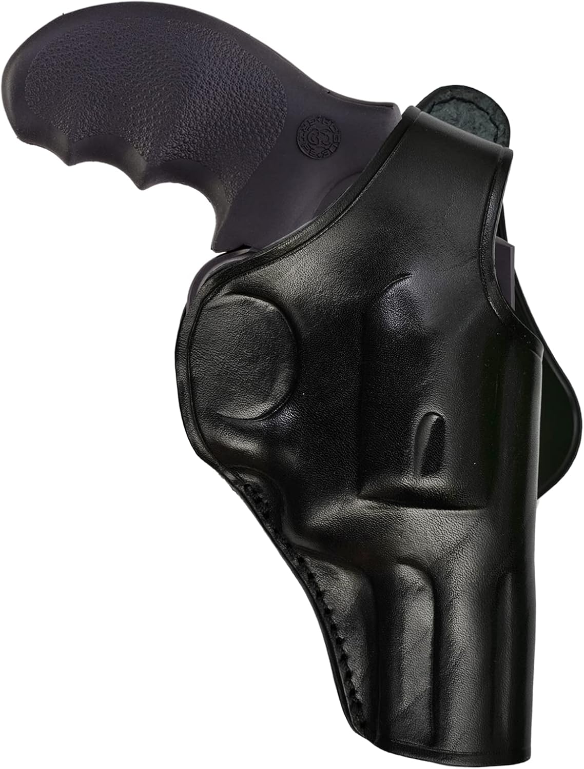 Leather Paddle Holster for Taurus 856 Defender 3 inch Barrel, Right or Left Handed, Thumb Break, Brown or Black