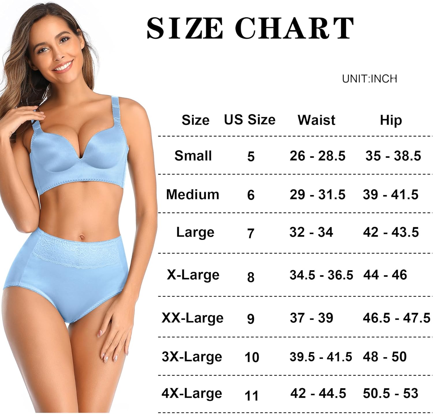 Cotton Underwear High Waisted Womens Full Coverage Ladies Comfy Panties (Regular & Plus Size) - Image 7