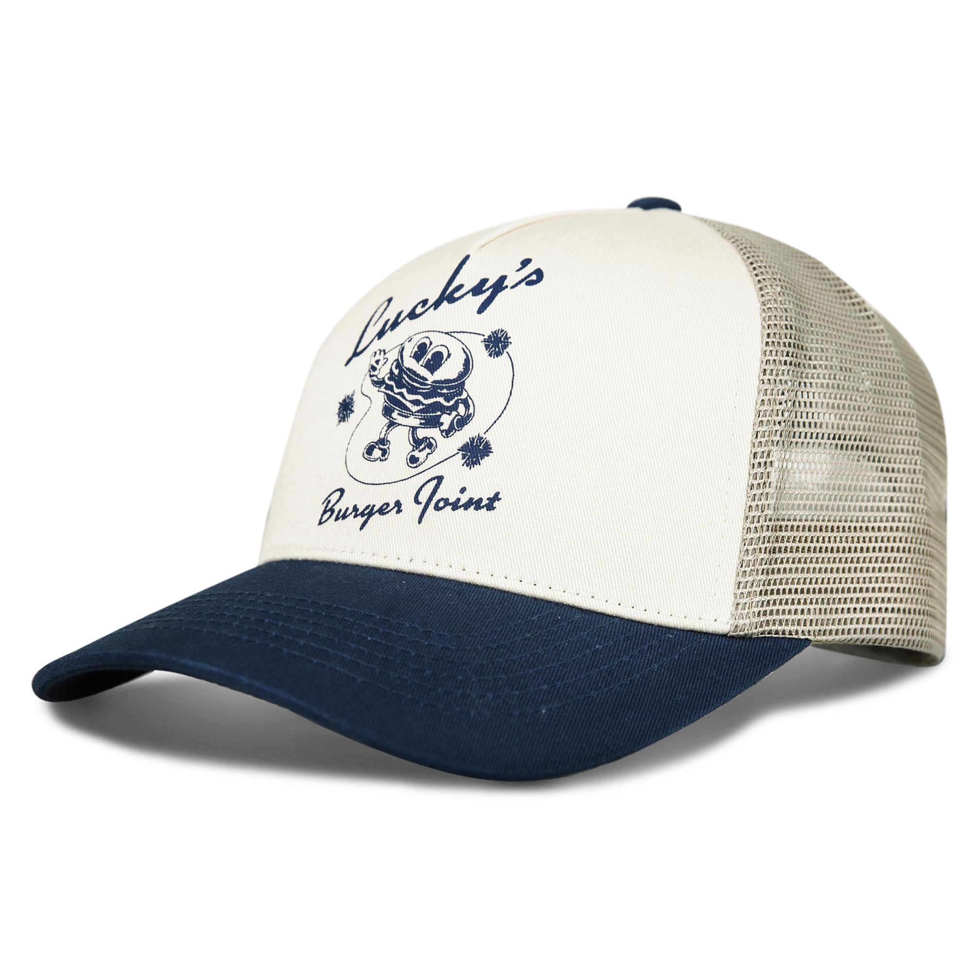 Lucky Brand Trucker Mesh-Back Cap with Adjustable Snapback For Men and Women (One Size Fits Most) - Gorra de béisbol Unisex Adulto