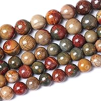 Vista 48 de Cuentas de ojo de tigre morado natural, cuentas redondas y sueltas, piedras preciosas energéticas, poder curativo para hacer joyas, 1 hebra de 0.236