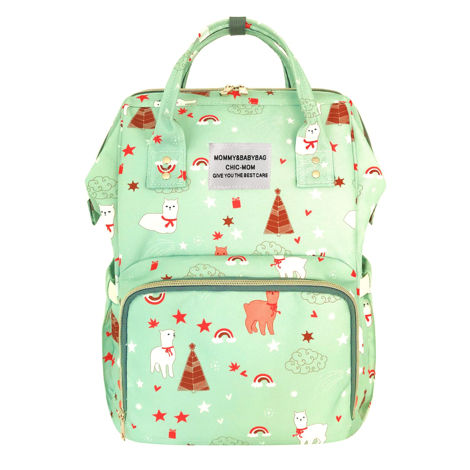 House of Quirk Baby Diaper Bag Maternity Backpack (Sheep Printed)-image-29