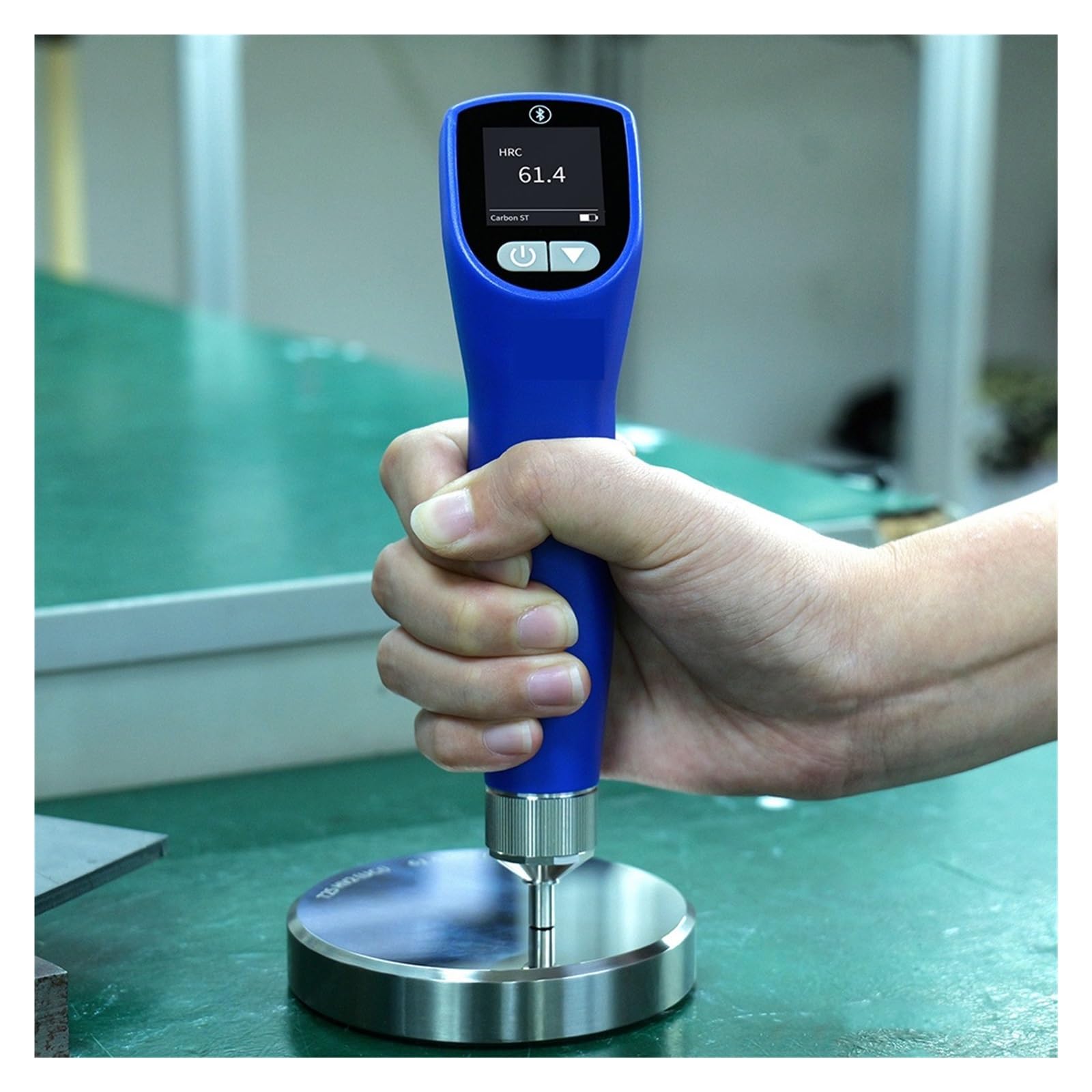 LS256 Dual Head Ultrasonic Hardness Tester Non Destructive Measurement for Thin Metal Plates Coatings Small Workpieces for Industrial Inspection