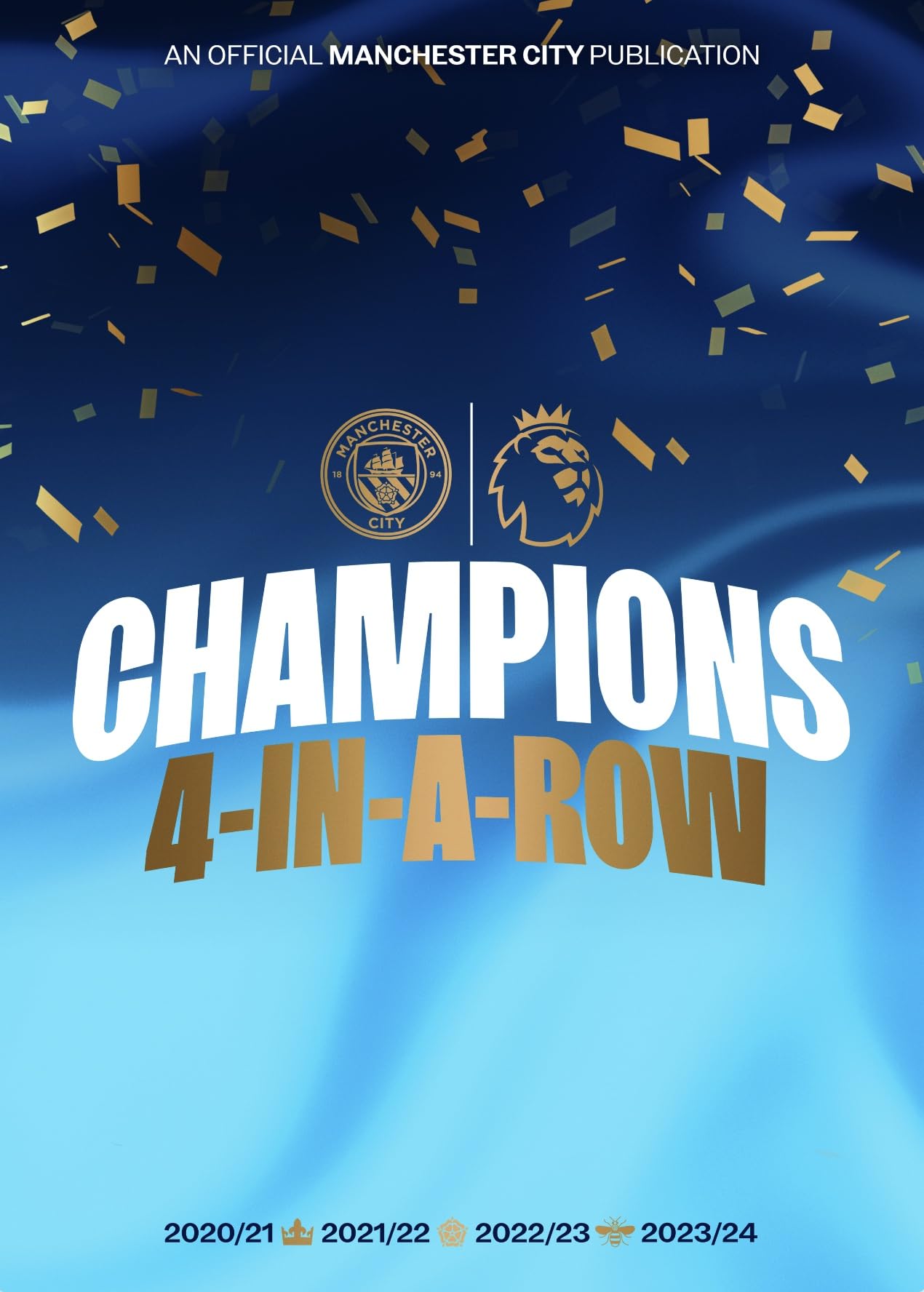 Manchester City: Champions 4 In A Row official book