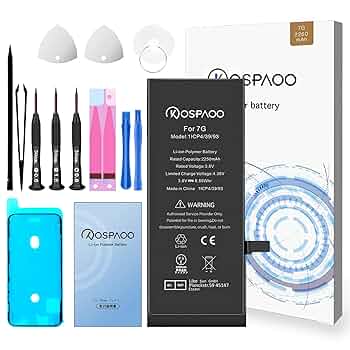 iPhone7 32G バッテリー81% Amazon | KOSPAOO for iPhone 7 バッテリー 互換 大容量2250mAh