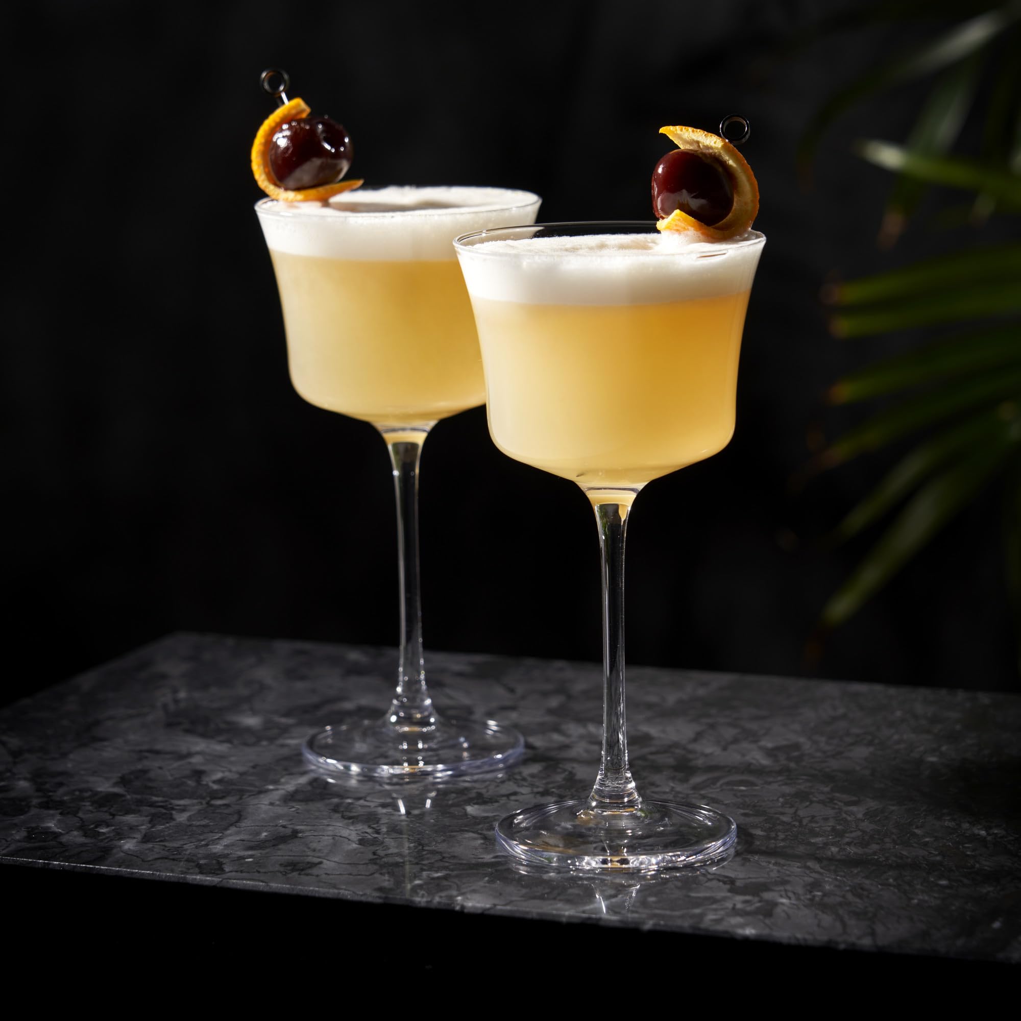 Viski Raye Sauer-Gläser, Whiskey-Sauergläser, Cocktailgläser, Kristall-Cocktailgläser, 213 ml, 2 Stück