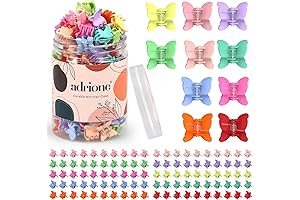 Colorful Small Butterfly Hair Clips for Toddler Girls