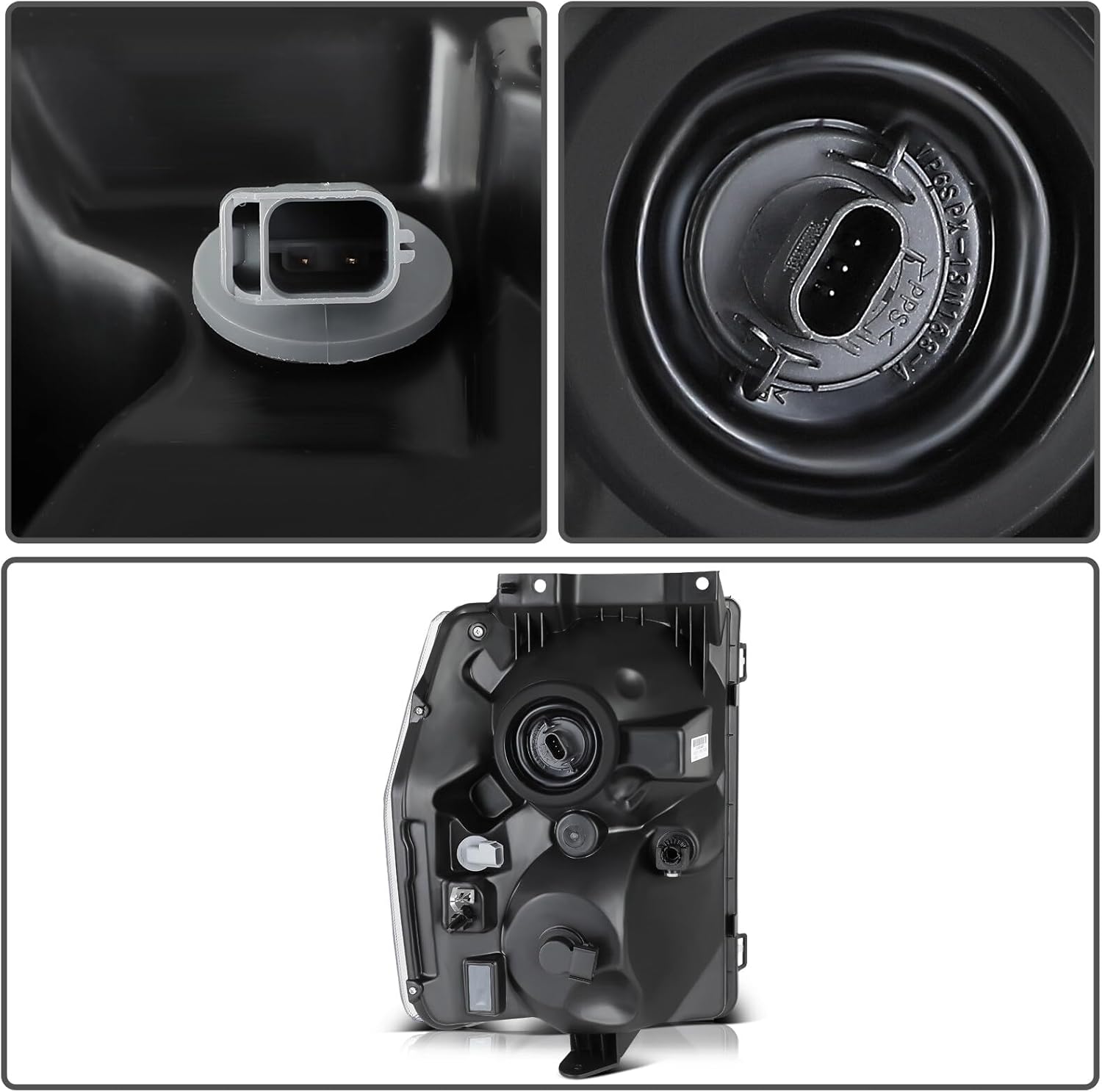AINTIER Automotive Headlight Assemblies Fit For Ford For E-150 2008-2014,For Ford For E-250 2008-2014,For Ford For E-350 Super Duty 2008-2019 2021,For Ford For E-450 Super Duty 2008-2019 2021