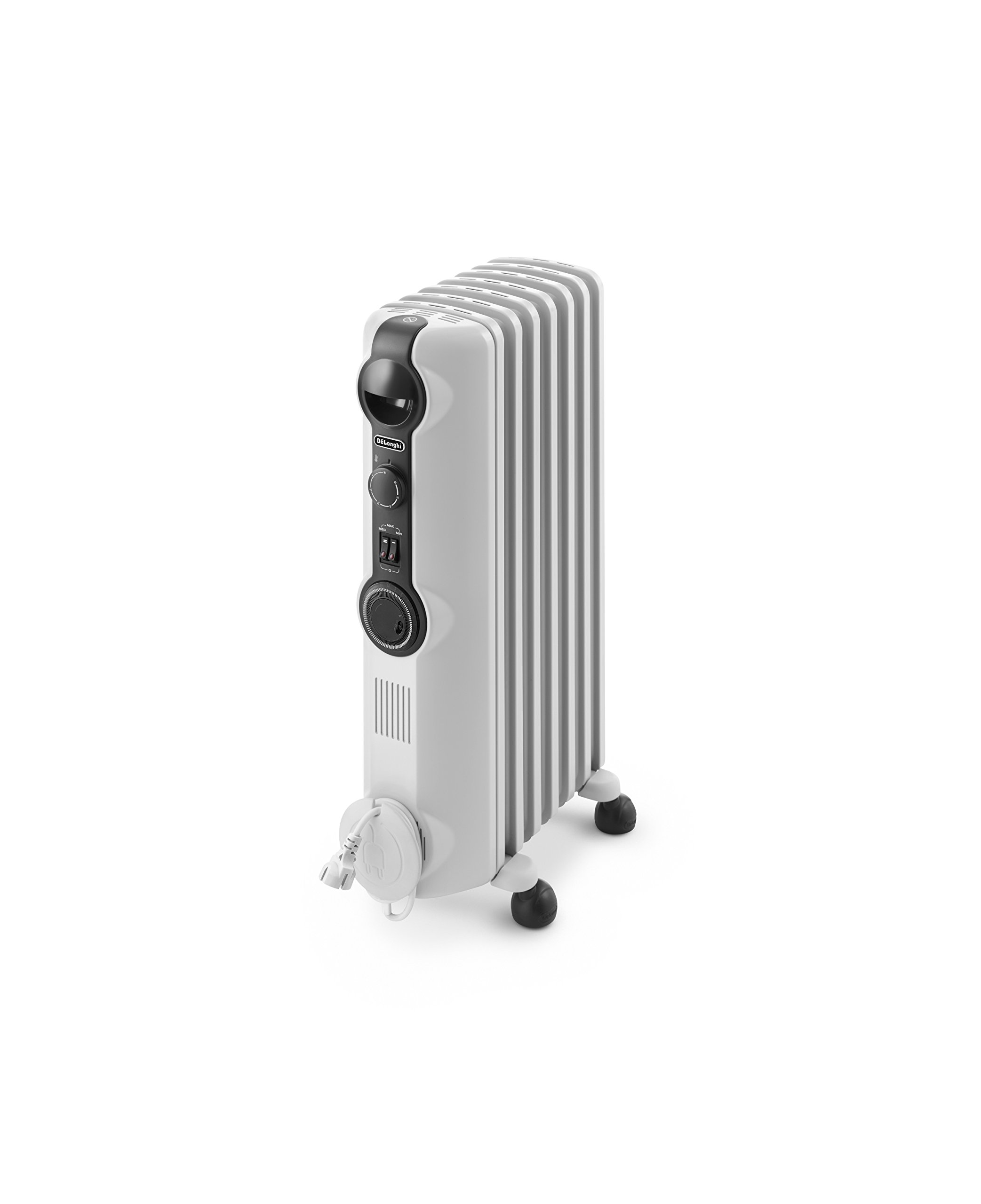 De'Longhi Radia S Oil Column Heater , with 1500W Timer, 3 Power Settings,  Safety Features, Handle and Castors, TRRS0715T , White : Amazon.com.au: Home