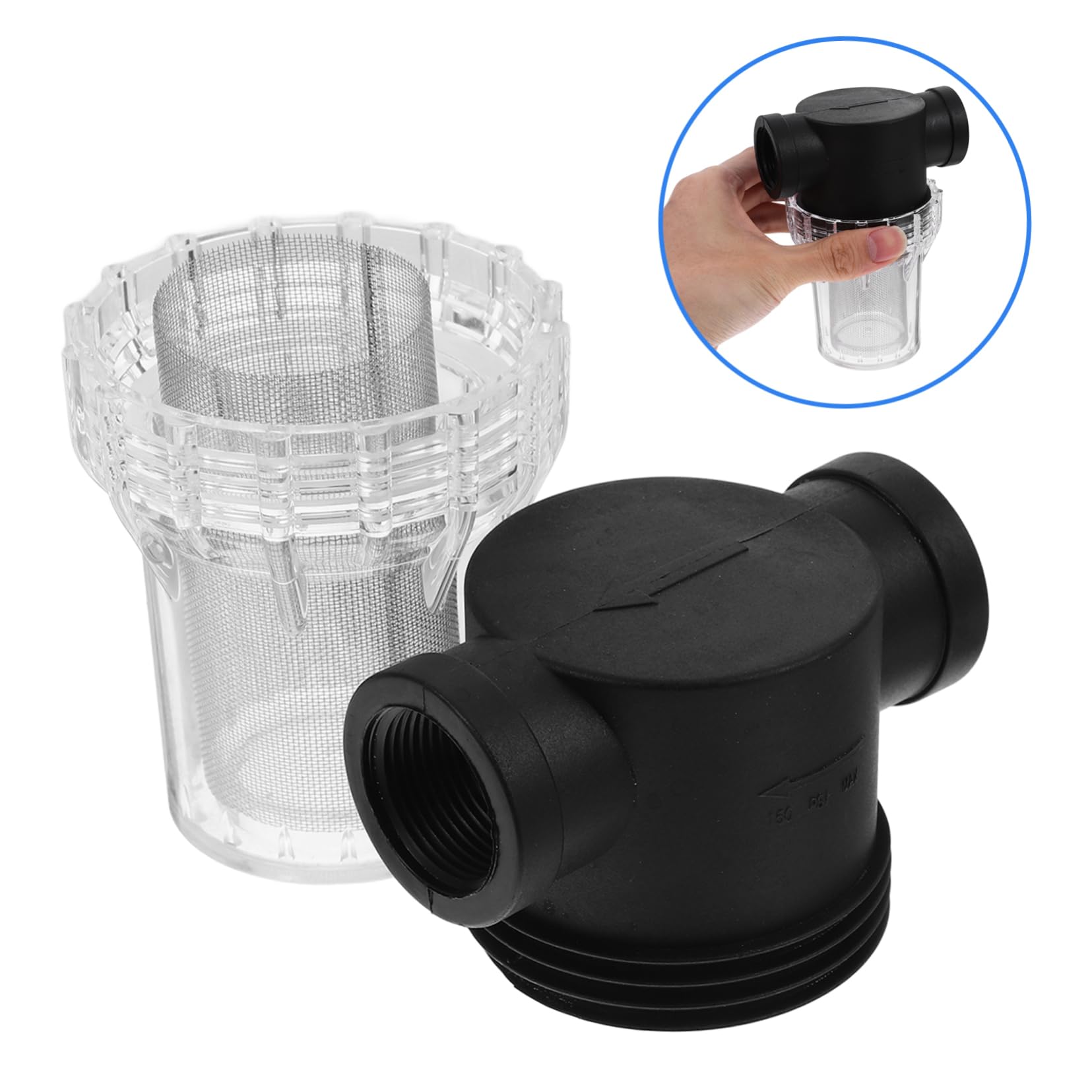 Filtro a Rete Maglie per Depuratore Acqua Accessorio Tubo Giardino per Filtrare Sedimenti e Impurità da Rubinetti