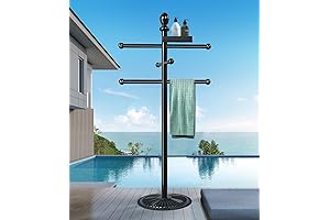 Multi-Functional ANYKONIO Outdoor Towel Holder/Electric BBQ Tool/Grill Utensil Organizer