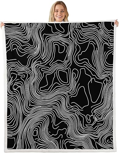 Miniatura 35 de Castle Fairy Rustic Musical Kids Plush Blanket,Guitar Bass Instruments Print Bed Blanket Art Home Decor,Retro Note Boho Ethnic Plaid Modern Fuzzy