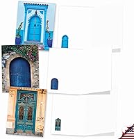 Vista 24 de The Best Card Company 20 Assorted Blank Notes Bulk Box Set 4 x 5.12 Inch with Envelopes (10 Designs, 2 Each) Bold Bouquets AM10345OCB-B2x10